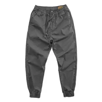 Barbati Pantaloni Cordon Coldproof Toamna Iarna Garnitură de Pluș Glezna Legat Pantaloni Sport pentru Jogging Streetwear
