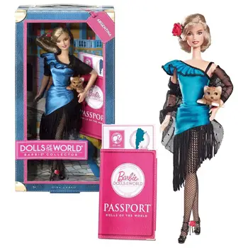 Barbie Originale Lume Papusa De Moda Argentinian Fata Deosebita Colectie Editie Limitata Jucării Fata Casă De Joacă Jucării De Ziua De Nastere Cadouri
