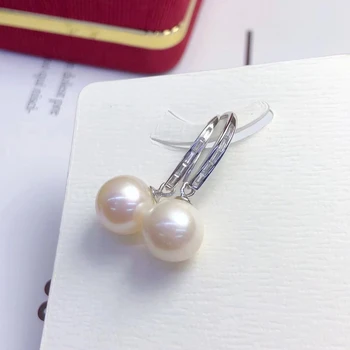 DIY Face S925 Argint Cercei Constatările Setări de Bază Suporturi de Piese de fixare pentru Perle, Agate, Pietre de Cristal