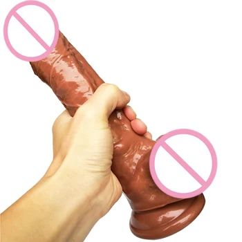HOWOSEX 23*4.5 CM Imens Vibrator Super Mare ventuza Dildo Realist Artificială Moale Penisul Analsex Funduri Penis artificial Jucarii Sexuale pentru Femei