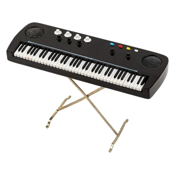 Miniatura Orga Electronica Mini Instrumente Muzicale Electronice Mini Tastatura Cu Cazul In Miniatura Păpuși Model Ornament