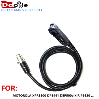 Pentru FCS Tactice Cască V20 V60 PTT se Conecteaza Cablu Adaptor，Conector Standard KN6 să XPR3500 DP3441 DEP500e XiR P6620