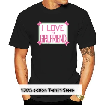PRIETENA MEA T-Shirt Prietenul Prezent Cadou Acest Tip își Iubește Prietena Tricouri Aniversare Tricouri Tricou Îndrăgostiților