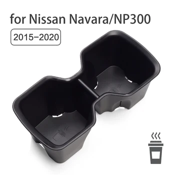 Smabee Cana de Apa Titularul Centrală Cutie de Depozitare Pentru Nissan Navara NP300 2015-2020 Arimare Curatare Anti-Alunecare, Cana Cutie Accesorii Auto