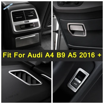 Tabloul de bord Aer Condiționat Priza de Aerisire / torpedou Cotiera Mâner Ornamente Interior se Potrivesc Pentru Audi A4 B9 A5 2016 - 2021