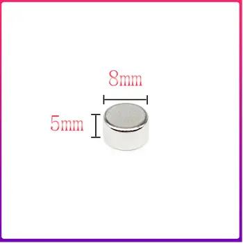 10/20/50/100/150/200PCS 8x5 Mini Rotund Mic Magnet N35 Neodim Disc Magnet 8x5mm Permanent Puternic Magnet Puternic 8*5 mm