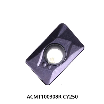 100% Original ACMT100308R CY250 ACMT100308 Insertii Carbură de Frezat Introduce 10BUC/LOT ACMT 100308 R CY250 CNC Metal, cutite de Strung