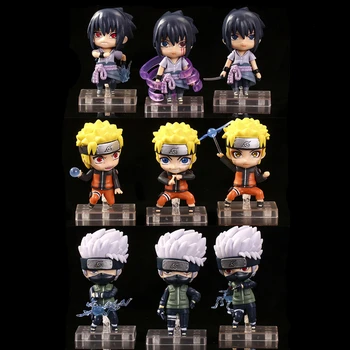 10CM Naruto Anime Figura Q Versiune de Acțiune PVC Anime Figurine Model Decor Colectie de Desene animate DIY Copil Jucării Cadou Ornament Papusa