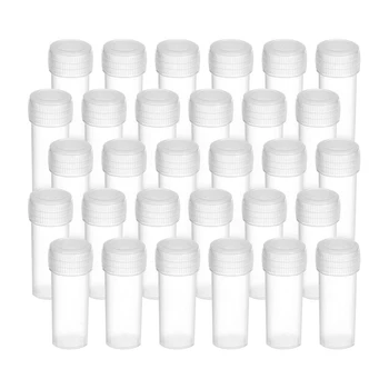 200 Buc de Plastic 5 ml de Probă Sticle Potabilă Mini Clar de Stocare de Caz Flacon Container de Depozitare