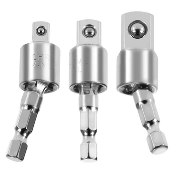3 Pack Impactul Clasa Adaptor De Priza De 360 De Grade Articulație Cardanică Swivel Socket Set, Priza Pentru A Detalia Adaptor