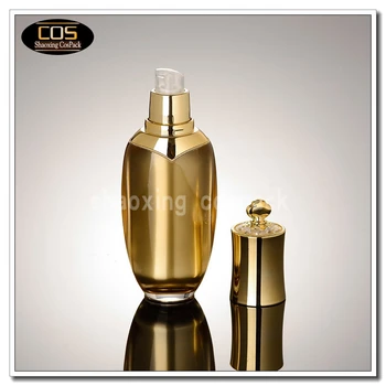 50pcs LA201 50ml aur goale sticle de cosmetice, acrilic ambalaje flacon de 50ml de aur, en-gros 50ml acrilice sticle de cosmetice