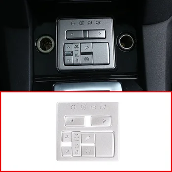 Accesorii Auto De Interior Teren Butonul Mode Autocolante (4 Teren Versiune) Pentru Land Rover Discovery 4 2014-2016 Argint 9 Buc
