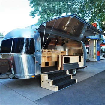 Airstream Alimente Trailer Căruciorul Cu Înghețată Chioșc Pizza Taco Cafea Van Mobil Bar De Bere Remorci Alimentare Complet Echipate