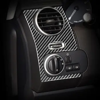 Autentic Fibra De Carbon De Bord Auto Partea De Evacuare A Aerului Cadru Capac Decorativ Autocolante Pentru Land Rover Discovery 4 2010-2016