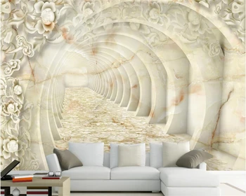 Beibehang stil European 3D tapet model de jad relief de marmură perete canapea tapet tapet pentru camera de zi papel de parede