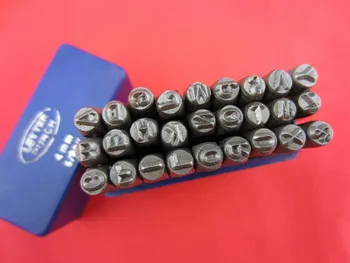 Bijuterii ciupituri 27pcs 6 MM Scrisoare de Capital-O-Z Pumn de Timbru Stabilite de oțel instrument de pumn de Bijuterii, Timbre,bijuterii din oțel pumn de litere