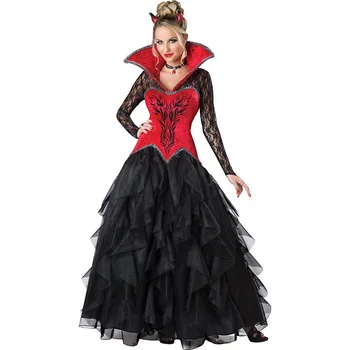 Costum de Halloween costum sexy femei rochie fancy party dress gotic vampir costum de vrăjitoare