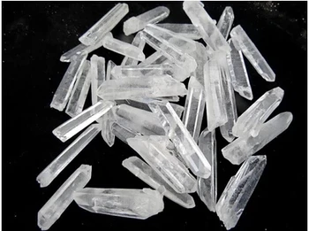 Cristal naturale minereu brut drupelets alb cristal coloana nunatak specimene minerale decor pandantiv de piatră de energie en-Gros