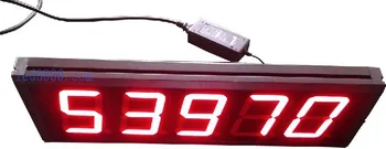 de mari dimensiuni 99999 secunde numărătoarea inversă și conta-up ceas cu led-uri de culoare roșie transport gratuit