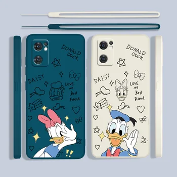 Disney Donald Duck Daisy Telefon Caz Pentru OPPO A72 A57 A54S A53S A52 A31 A16S A9 A5 A1K A12 AX7 F21 F9 A5 Lichid Coarda Acoperi