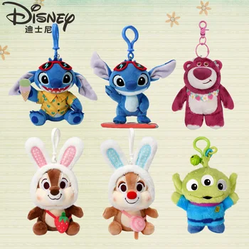 Disney Lilo si stitch Moale de Pluș Umplute Animale păpuși anime cifre cheie rucsac pandantiv baby companion pentru copii jucarii cadou