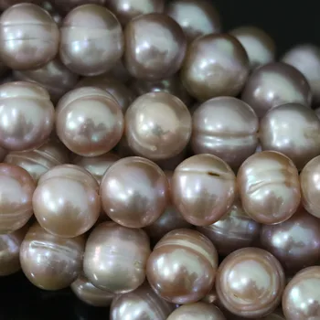 Elegant 9-10mm natural purple de apă dulce pearl margele 9-10mm rotund Mare qality a face bijuterii 15inch B1380