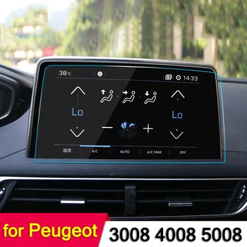 Folie Protectoare din Sticla temperata Ecran Protector Autocolant Pentru Peugeot 3008 5008 GT 2017 2018 2019 Auto Navigatie GPS Accesorii