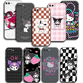 Hello Kitty Kuromi Cazuri de Telefon Pentru Huawei Honor Y6 Y7 2019 Y9 2018 Y9 Prim-2019 Y9 2019 Y9A Cazuri Coque Funda