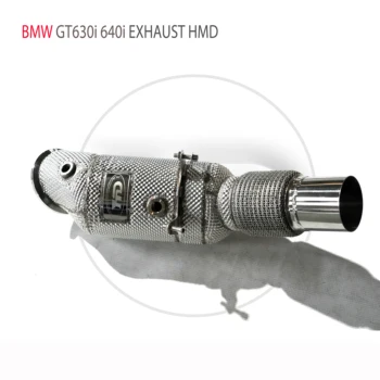 HMD Galeriei de Evacuare Burlan pentru BMW GT630i 640i Accesorii Auto Cu Convertor Catalitic Antet Fără Pisică Țeavă