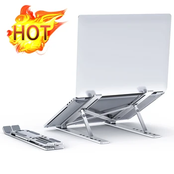 Laptop Portabil Stand Din Aluminiu Notebook-Suport De Bază Pentru Macbook Pro Laptop Pliabil Suport Coloană De Accesorii De Calculator