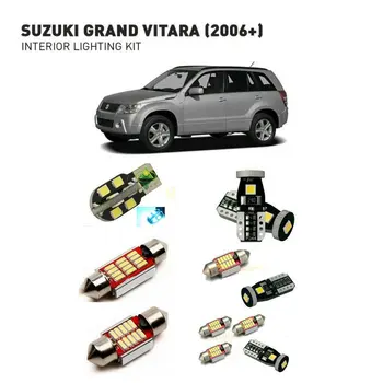 Led lumini de interior Pentru Suzuki grand vitara 2006+ 9pc Lumini Led Pentru Autoturisme kit de iluminat becuri auto Canbus