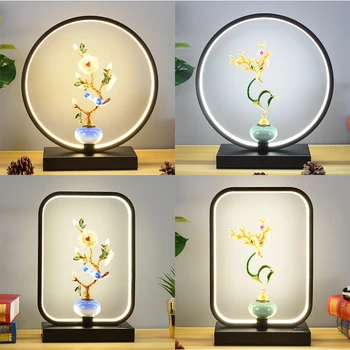 Minimalist Modern, LED Lămpi de Masă Chineză Nouă Masă de Corpuri de iluminat Acasă Creative de Decorare Camera de zi Lampa de Birou Și Felinare