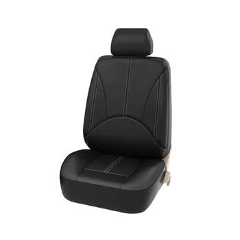 Negru de lux universal set complet de piese si accesorii auto respirabil pu durabil protector de scaun auto piele auto seat cover