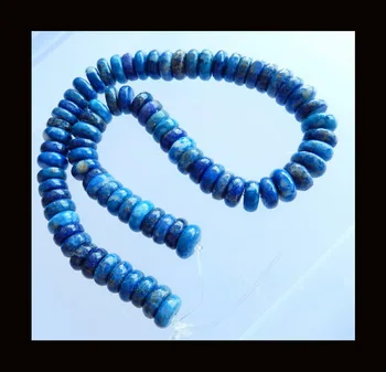 Noi Lapis Lazuli farmecul Colier Margele Vrac Pentru Femei Bijuterii DIY 32cm,8x4mm,55.28 g
