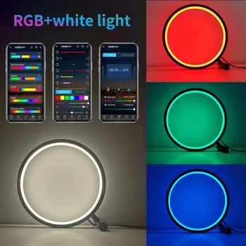 RGB Bluetooth Lampă de Masă App Inteligent de Control de la Distanță Lampă de Birou Pentru Dormitor Dulapuri Joc Noptiera Decor Alimentare prin USB