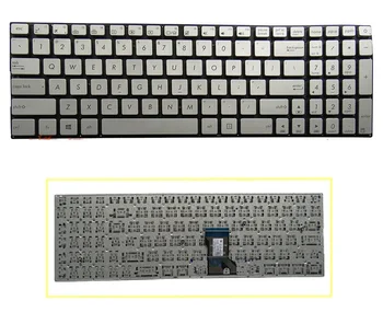 SSEA Noi NE Tastatura Pentru ASUS UX501 UX501JW UX501VM N501 N501J laptop argint Tastatura fara rama