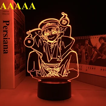 Toaletă Legat Hanako Kun Anime 3D Lampa pentru Cadou de Ziua Decor Dormitor Veioza Manga Gadget Noptiera LED Lumina de Noapte Dropship
