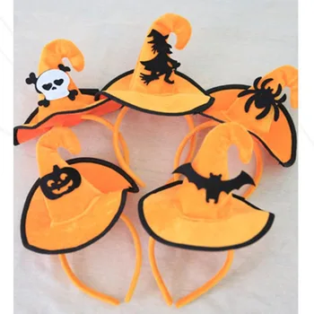 Ynaayu 1buc Halloween Bentițe Dovleac de Halloween Pălărie Bat Boutique Petrecere de Halloween de Aprovizionare