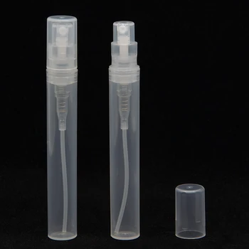 100buc/Lot de Înaltă Calitate din Plastic de 5 ml Sticla cu Pulverizator Femei Cometic Recipient Mic Capac Transparent Moda Pulverizator Flacon