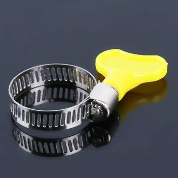 10buc/lot 13-29 mm Tip Furtun Cleme Cu maner,din material Plastic+Metal Hose Clamp Hoop Țeavă Clipuri