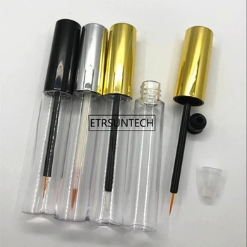 10ML Transparent alcătuiesc Tub Gol Gol Dermatograf Container Cosmetice Dermatograf Lichid Sticla Cu Perie Capac F1835