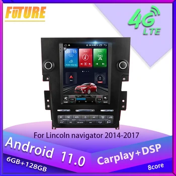 128G Android 11.0 Pentru Lincoln Navigator 2014 2015-2017 Android Radio Auto Stereo Player Multimedia GPS Navigatie 2 Din Unitatea de Cap