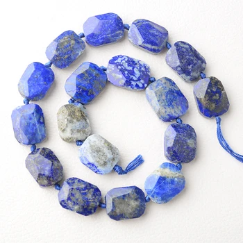 12x18mm Piatra Naturala Lapis Lazuli Albastru Nugget Forma Margele Vrac Pentru a Face Bijuterii Strand 15 Inch DIY Margele Bijuterii