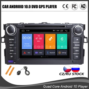 7 Inch Android 10.0 Quad Core Auto GPS DVD Player Pentru TOYOTA AURIS Multimedia Stereo Auto de Radio-Navigație Wifi BT HARTA DVR DAB+