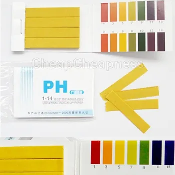 80Strips PH-ului Pentru Apoase Cosmetice Urină Sol 031N 358A Gamă Completă PH Alcalin Acid 1-14 Test de Apă Hârtie de Turnesol Kit-ul de Testare
