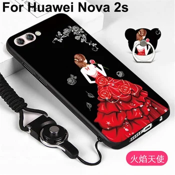 Cazuri de telefon Pentru Huawei Nova 2s HWI-AL00 Cazuri Silicon moale Capac sac funda Pentru Huawei Nova 2 s nova2s sac de cazuri de telefon shell
