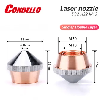 Condello DNE Laser Duze Diam.32 Single Dublu Chrome Straturi Pentru Tăiere Cu Laser Fibra Cap
