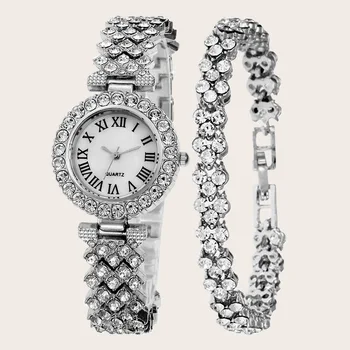 De Lux Femei Ceas Explozii De Afaceri De Moda Diamant De Lux Elegant Shi Ying Doamnelor Ceas Brățară Set De Cadouri De Craciun
