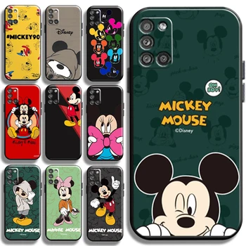 Disney Drăguț Mickey Mouse-ul Pentru Samsung Galaxy A31 A31 5G Caz de Telefon Funda TPU Protecție Completă Moale La Coque Negru rezistent la Șocuri