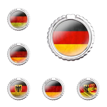 Germania Flag Telefon Mobil Deget Inel Titular De 360 De Grade Metal Degetul Telefon Stand De Desene Animate Design Creativ Moda